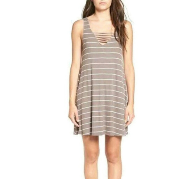 SOCIALITE SERENA STRIPED DRESS - Picture 1 of 4
